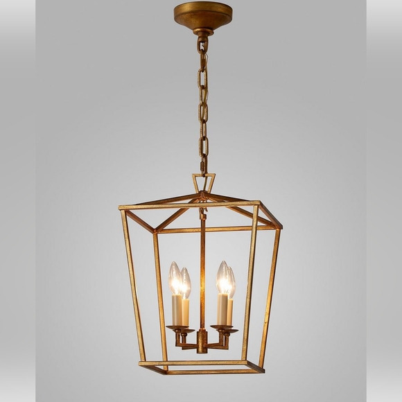 Serena and Lily Kentfield Gilded Chandelier [small] - Picture 2 of 4